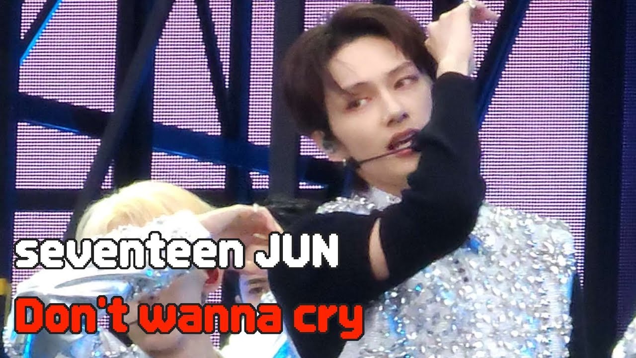 240331 세븐틴 준(JUN) - 울고 싶지 않아(Don't wanna cry) seventeen follow to incheon 팔로우 어게인