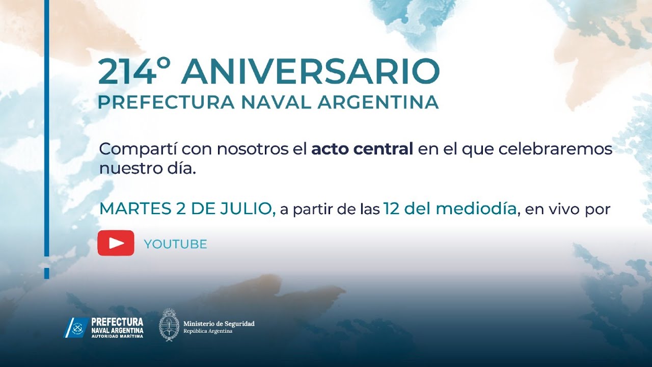 214° aniversario de la Prefectura-Acto central