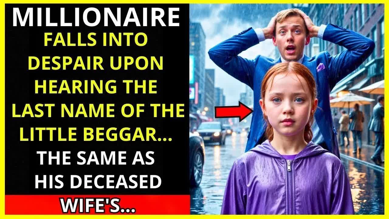MILLIONAIRE FALLS INTO DESPAIR UPON HEARING THE LAST NAME OF A LITTLE BEGGAR, THE SAME AS HIS.