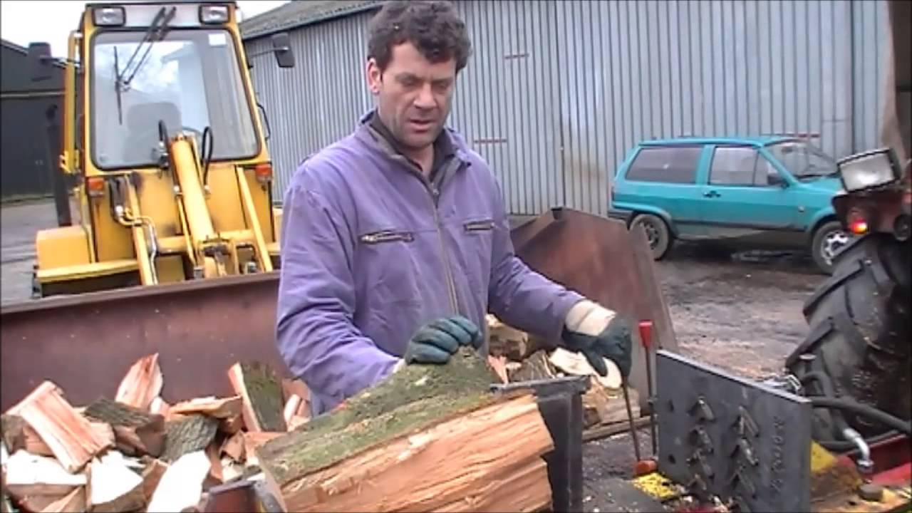 kloofmachine, logsplitter, woodsplitter ,home made in Bergen (L)