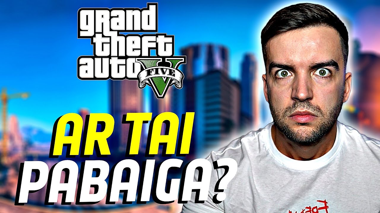 BANDYSIME UŽBAIGTI ŽAIDIMĄ! | GTA V Story Mode #5
