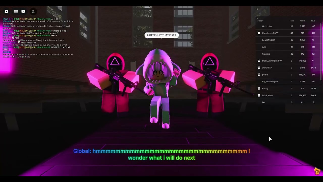 Roblox The Presentation Experience: Admin Abuse + Chaos