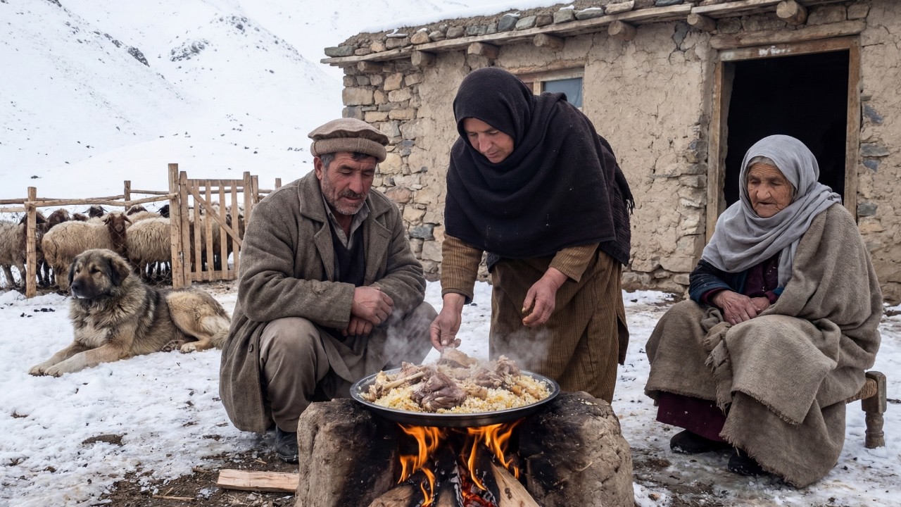 Frozen Valley. Extreme Winter Survival of a Shepherd Couple in Afghanistan.