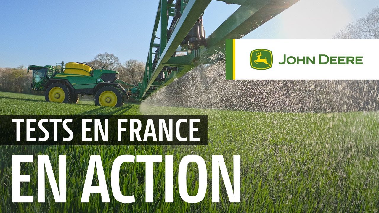 Témoignage client sur le pulvérisateur automoteur John Deere 500R par Luc Tesnière de France