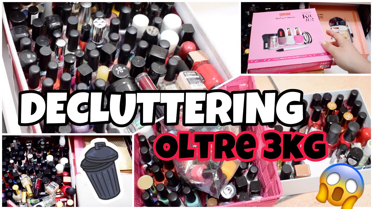 BUTTO OLTRE 3KG DI SMALTI | DECLUTTERING SMALTI 2020 || Marika Pergolesi