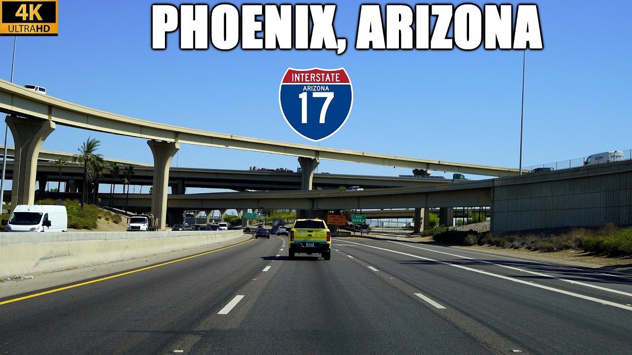 Interstate 17 North Through Phoenix, Arizona: The Black Canyon Freeway