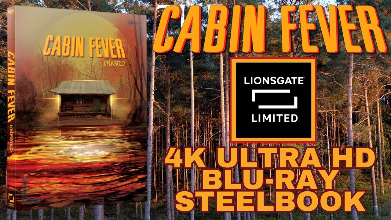 Cabin Fever 4K Ultra HD + Blu-ray + Digital Lionsgate Limited Collectible Steelbook