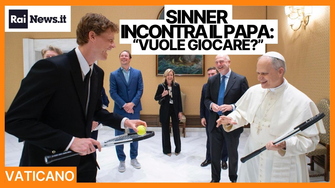 Papa Leone XIV riceve Sinner, il campione al Pontefice: 