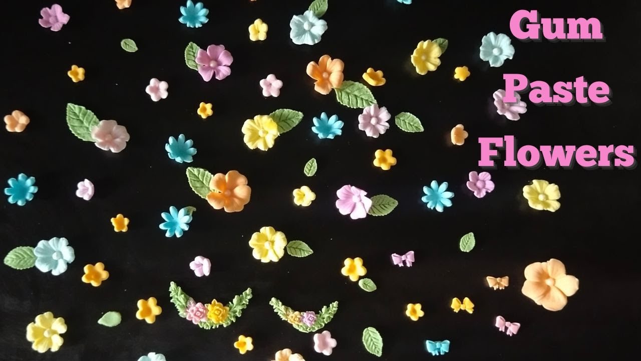Gum Paste Flowers | Flowers for Easter Eggs | Edible Flowers for Cake Decoration | Cookie decorating