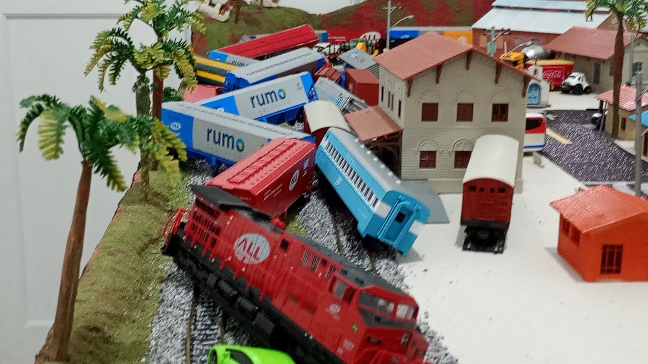 VIDA NA MAQUETE! EP 02 - COMPOSIÇÕES FERROVIÁRIAS, MANOBRAS E MANUTENÇÕES!