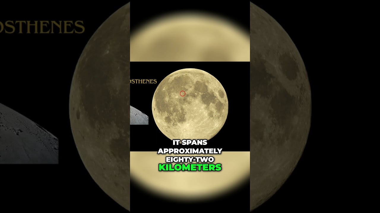 Exploring the Majestic Eratosthenes Crater: A Lunar Wonder #moon #space