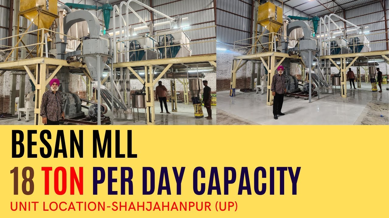 Besan Mill 18 Ton Per Day Capacity | Machinery Manufacturer GELONG INDUSTRIES