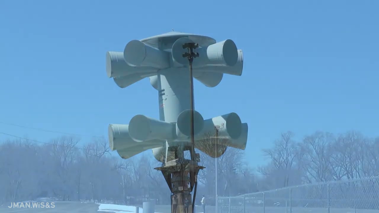 Sentry 16V1T-B Tornado Siren Test | Long Prairie, MN