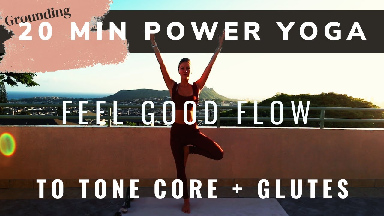 20 min Power Yoga to feel Grounded and Centered | REJUVENATING AND STRENGTHENING | GLOW UP with Zoe