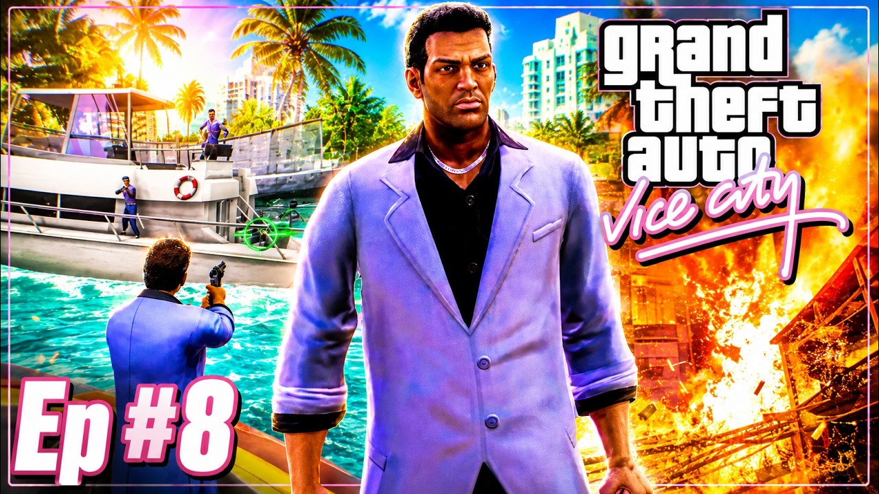 Destroying The City..... Again!!! Grand Theft Auto Vice City (GTA VC) [Walkthrough] - Ep 8
