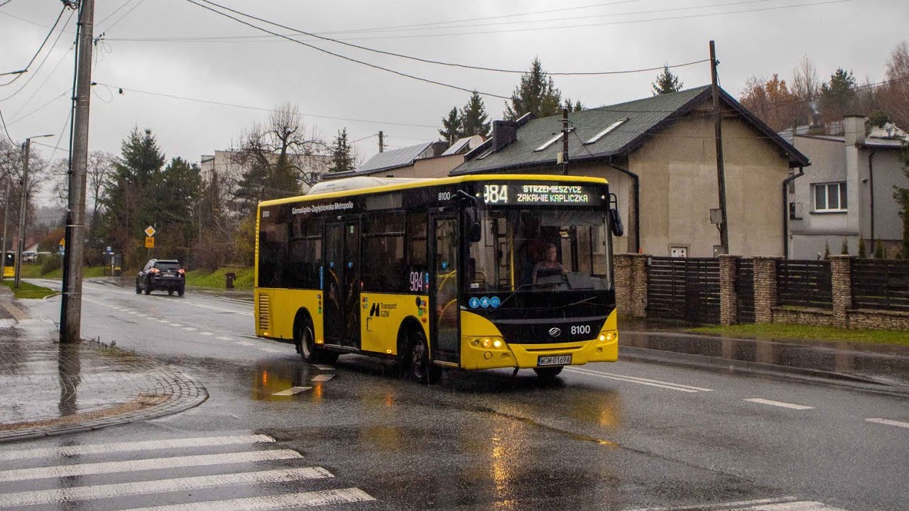 [Linia 967] Psary Centrum Przesiadkowe - Czeladź Dworzec (ЗАЗ A10C3G #8107)