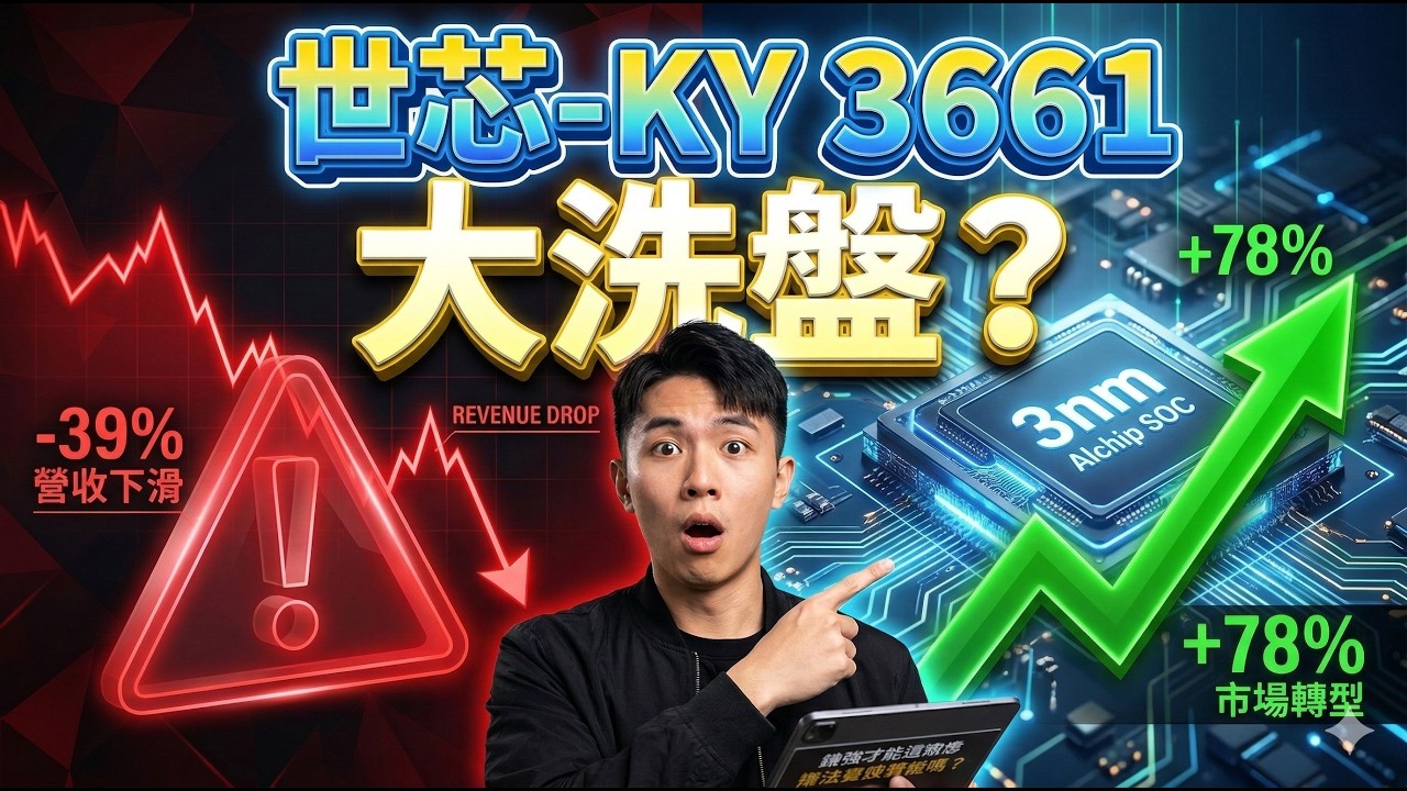 營收暴跌39%卻是進場點 ？解析世芯-KY(3661)財報底牌，毛利率飆升的魔鬼細節！