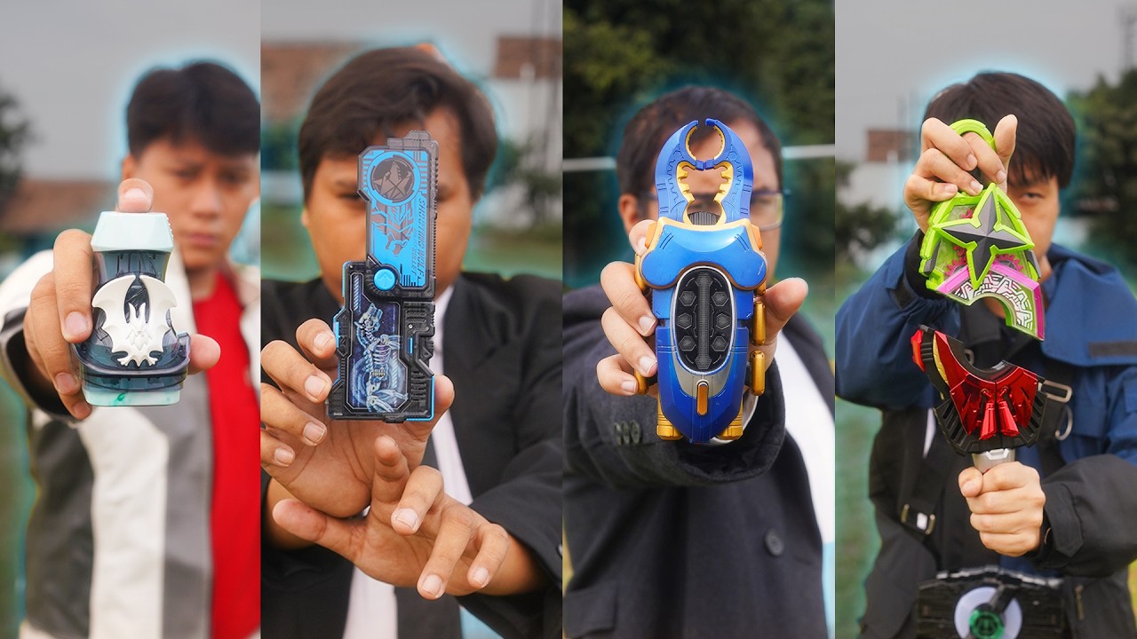 Blue and Green Second Rider Henshin and Finisher Battle Challenge!!!