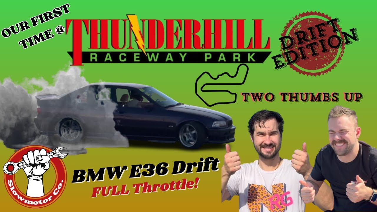 BMW E36 Drifting at Thunderhill Raceway Park | Thrilling Track Day in Willows, CA