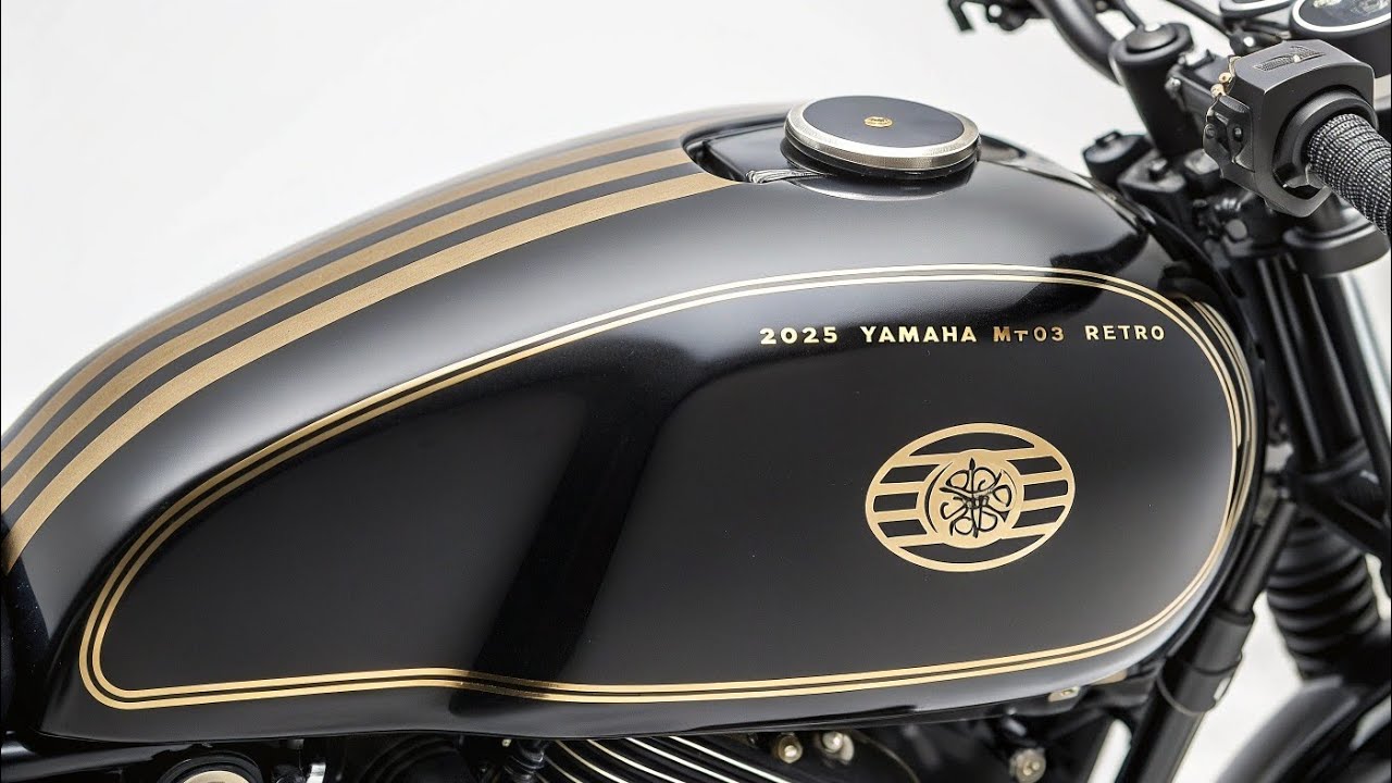 New 2025 Yamaha MT-03 Retro fanilly launch 