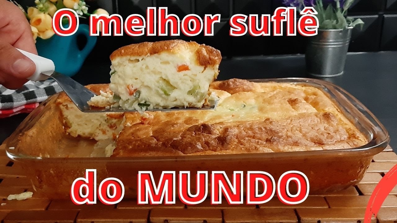 O melhor suflê de legumes - simples e delicioso