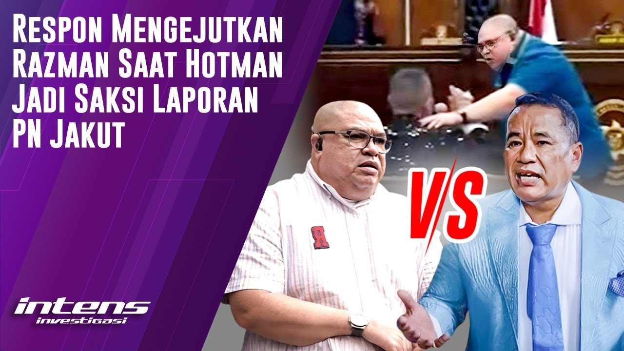 Respon  Razman Saat Hotman Paris  jadi Saksi Laporan PN Jakut | Intens Investigasi | Eps 4889