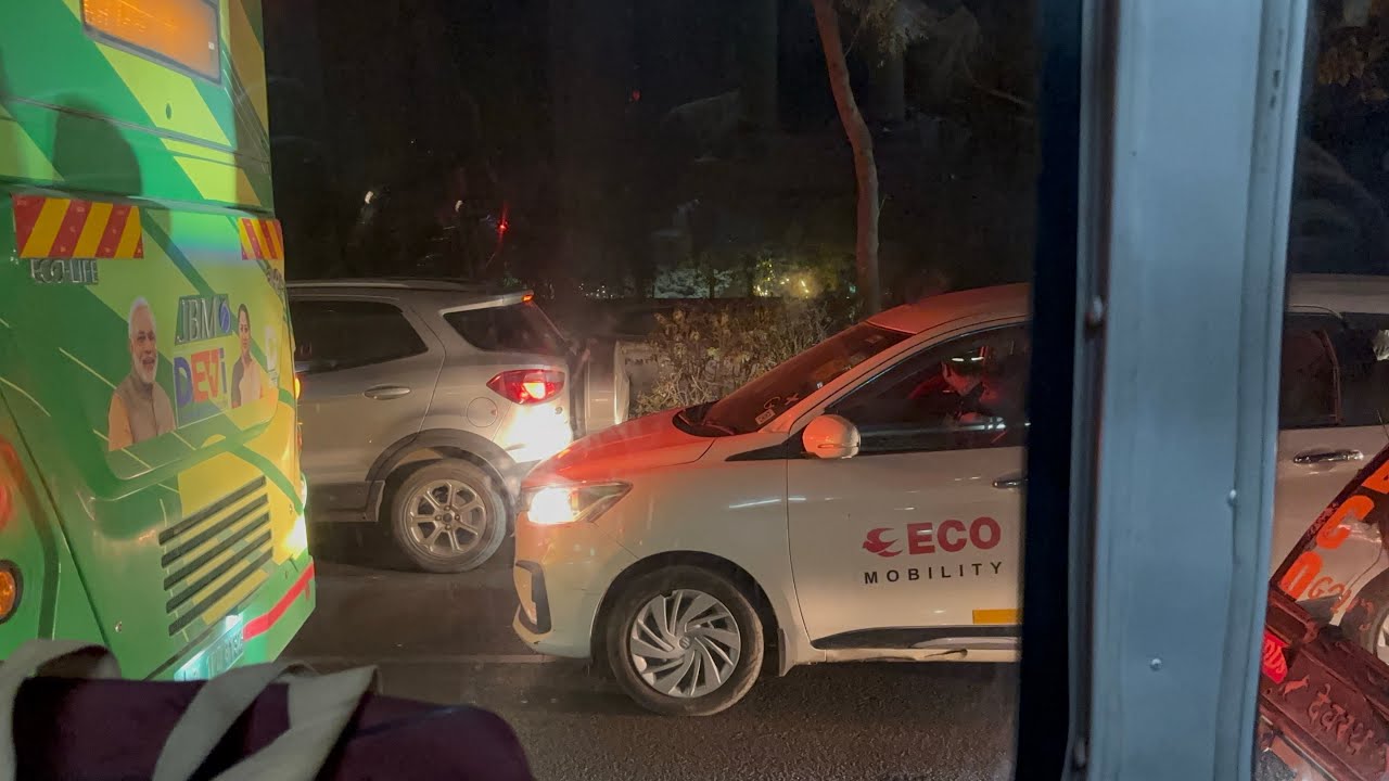 Office to Home Journey in Delhi DTC Bus | Evening Commute, DelhiDTC bus, office to home journey, fyp