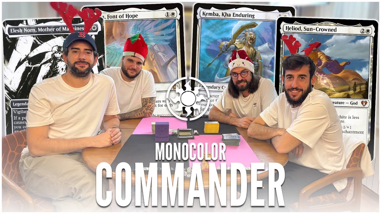 PARTIDA MONOWHITE ☀️ | COMMANDER | ELESH NORN vs GIADA vs KEMBA vs HELIOD | 