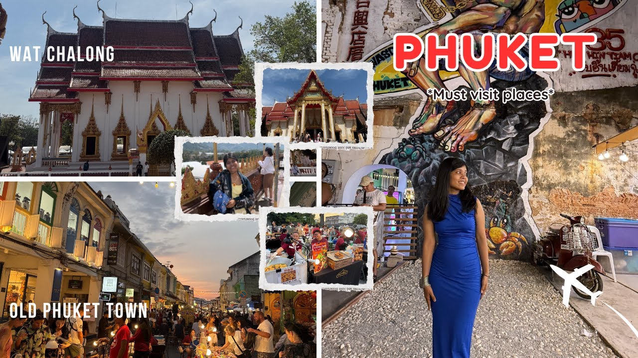 Phuket Day 2 🇹🇭 | Big Buddha 🕉️ Wat Chalong Temple 🛕 & Old Phuket Town Market 🎨