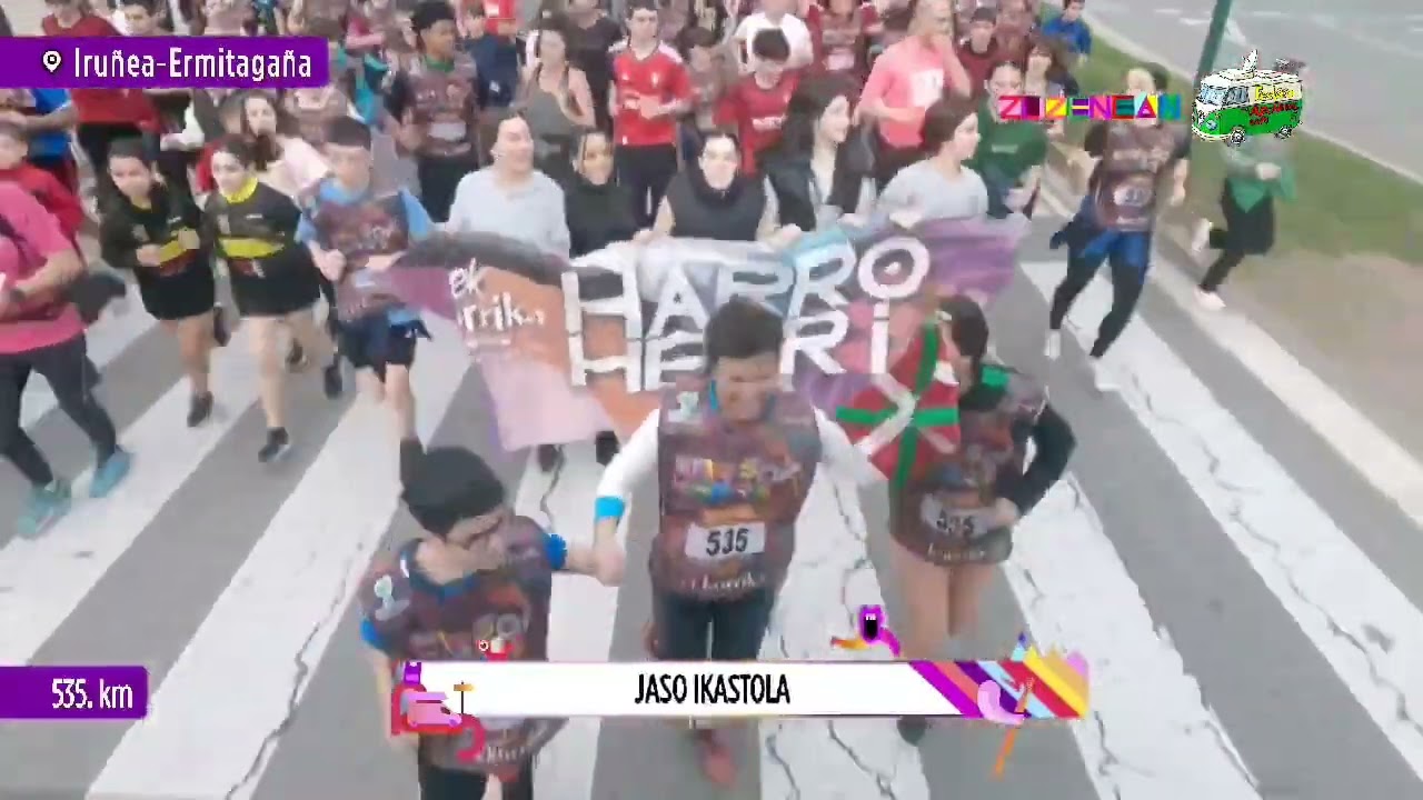 Korrika 2024 Jaso Ikastolako Kilometroa 535