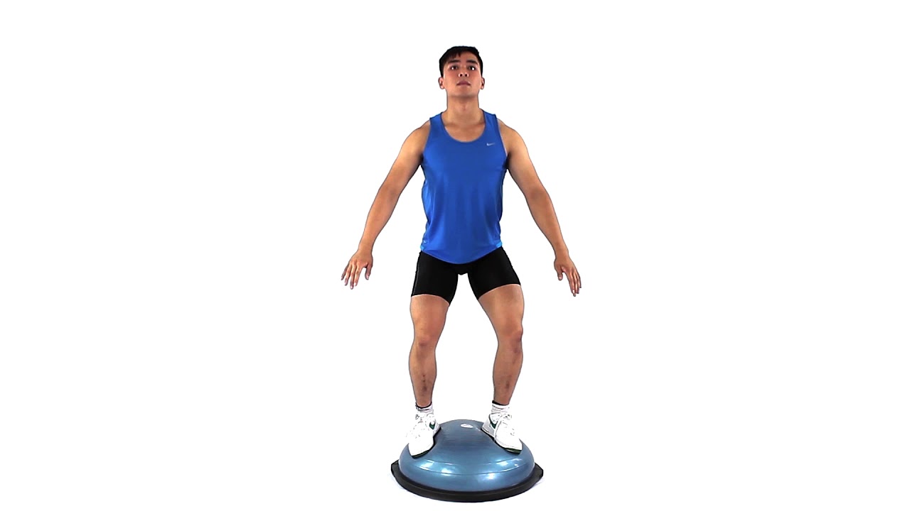 How to do a BOSU squat