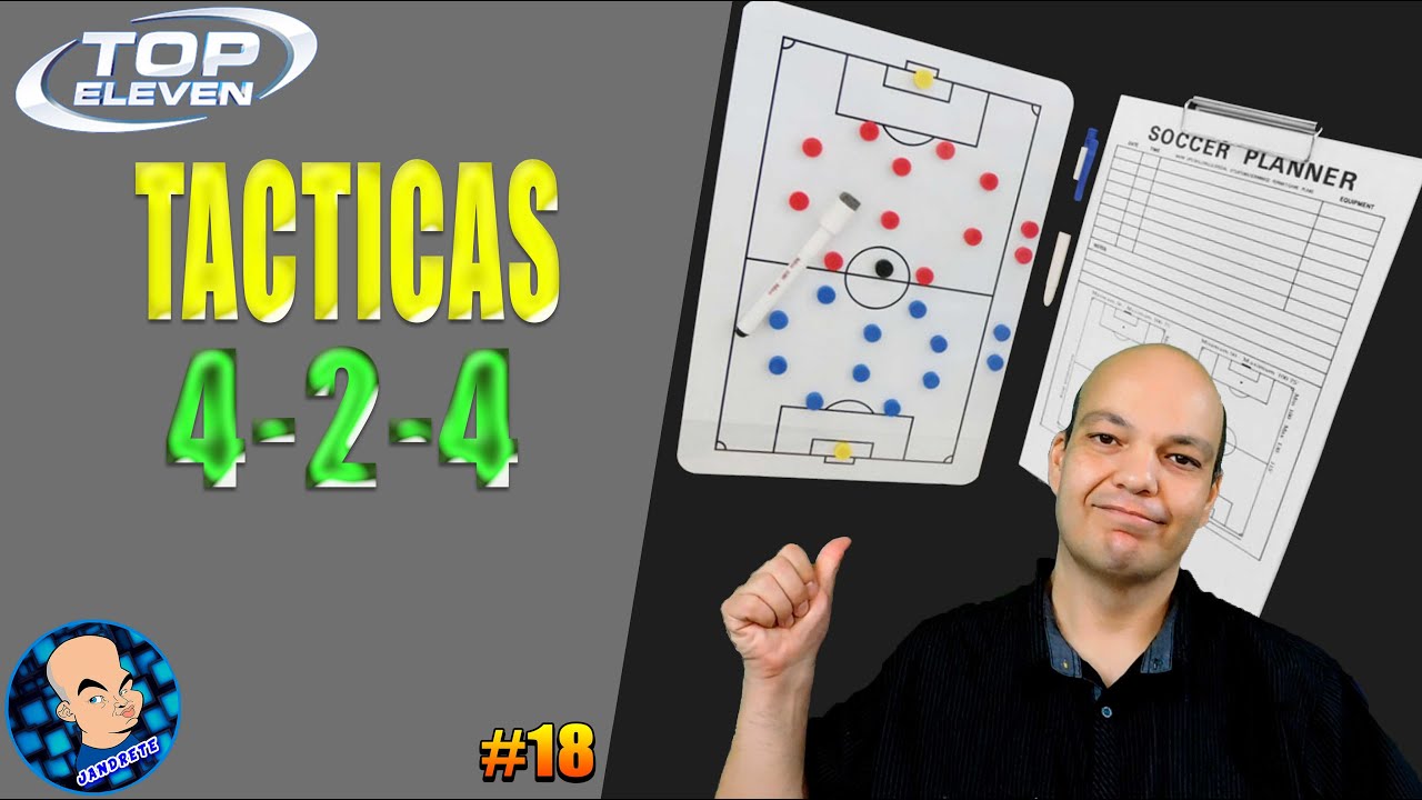 Top Eleven | Tácticas 17 | 4-2-4 Todos al ataque.
