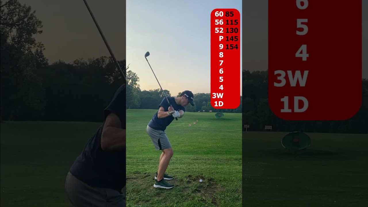 My Carry Distance 2023 of a 22 Handicap #golf #handicap #taylormade #1year #golfer #carry #distances