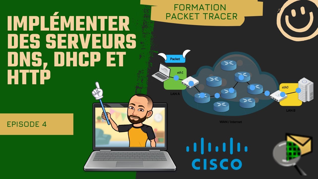 Comment implémenter un serveur sur Cisco Packet tracer