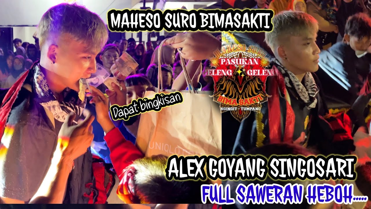 HEBOH GAYENG || MAS ALEX GOYANG SINGOSARI || MAHESO SURO BIMASAKTI || live bodean singosari