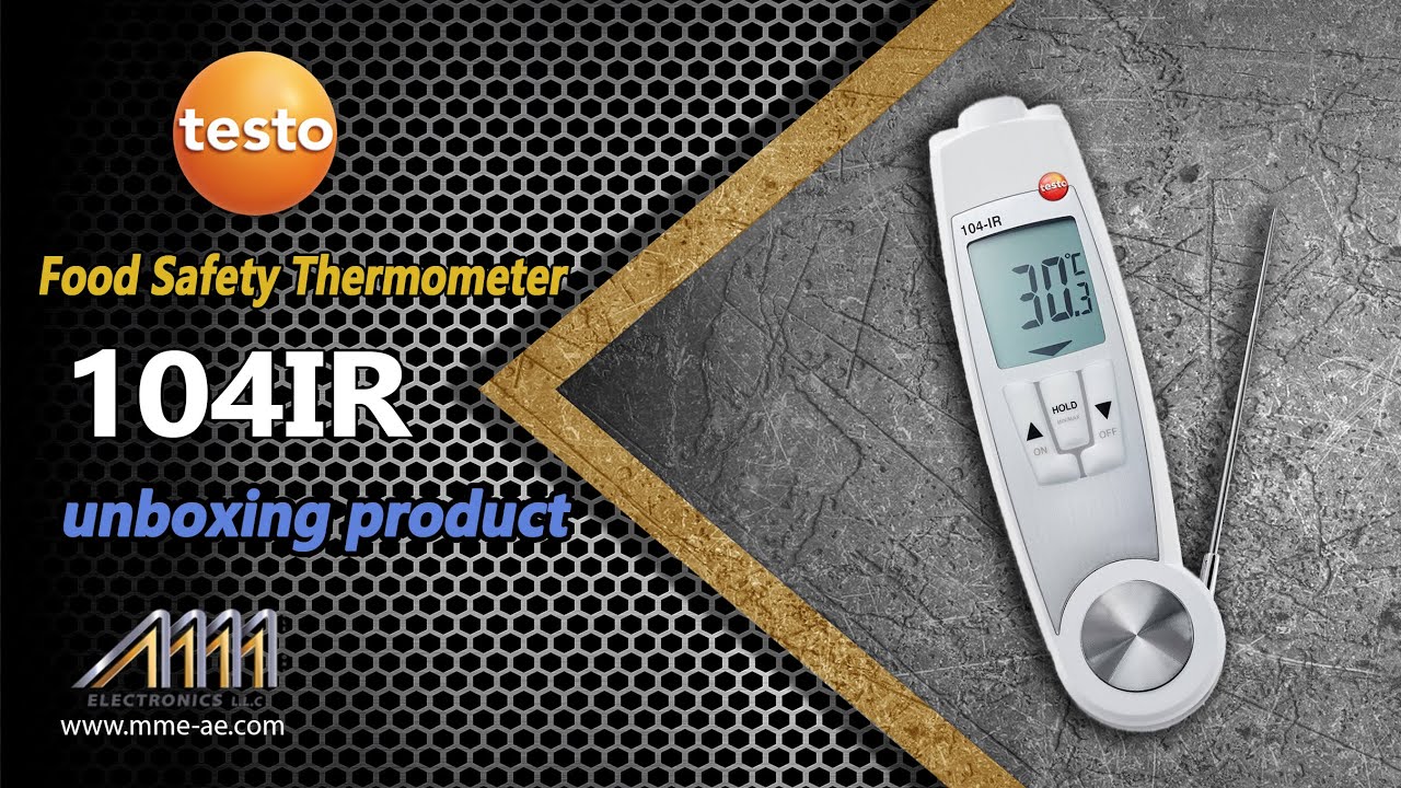 Unboxing and Exploring the Testo 104-IR Food Thermometer: Precision, Bluetooth Pairing, and More