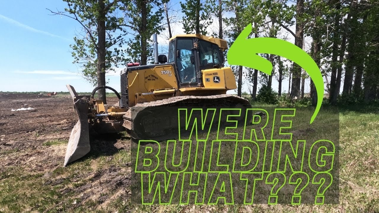 Bulldozing the entire farm down!!! | Hauling straw bales