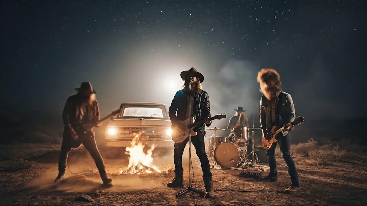 Outlaw Country Rock 🔥 Wild Rebel Road | Inspired by Waylon Jennings