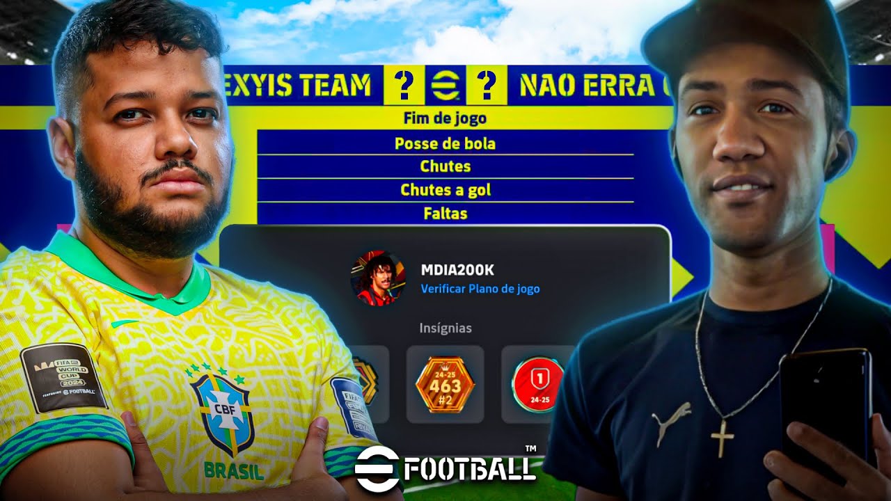 😱 ENFRENTEI ​⁠​⁠​⁠@italoefootball NUM JOGO ÉPICO no Efootball Mobile 🔥