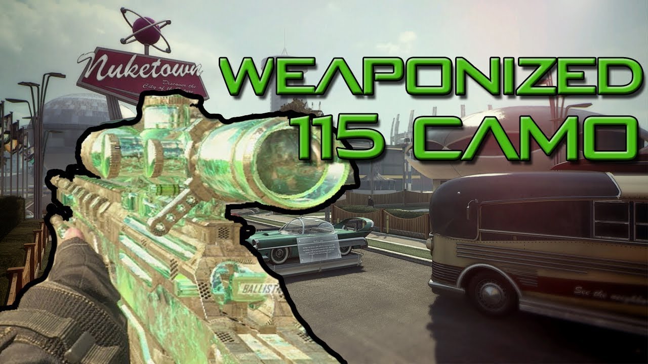 Quality Test! Black Ops 2 w/ Weaponized 115 CAMO!