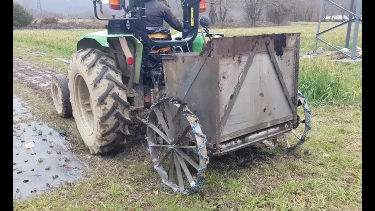Epandeur maraicher pour fumier/compost