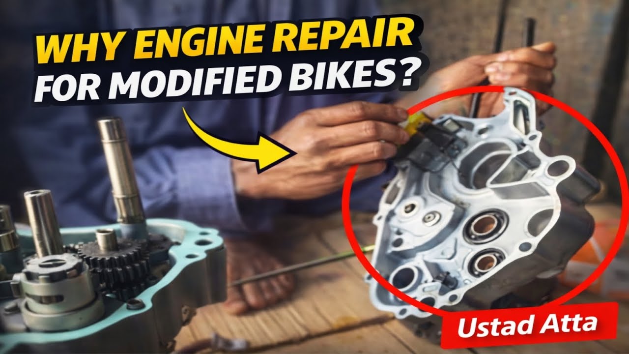 Why Engine Rapair For Modified Bike?