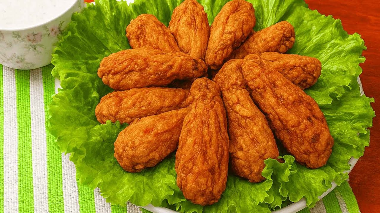 Crispy Chicken Wings Recipe | Extra Crunchy & Juicy #food #homemade #youtubevideos 