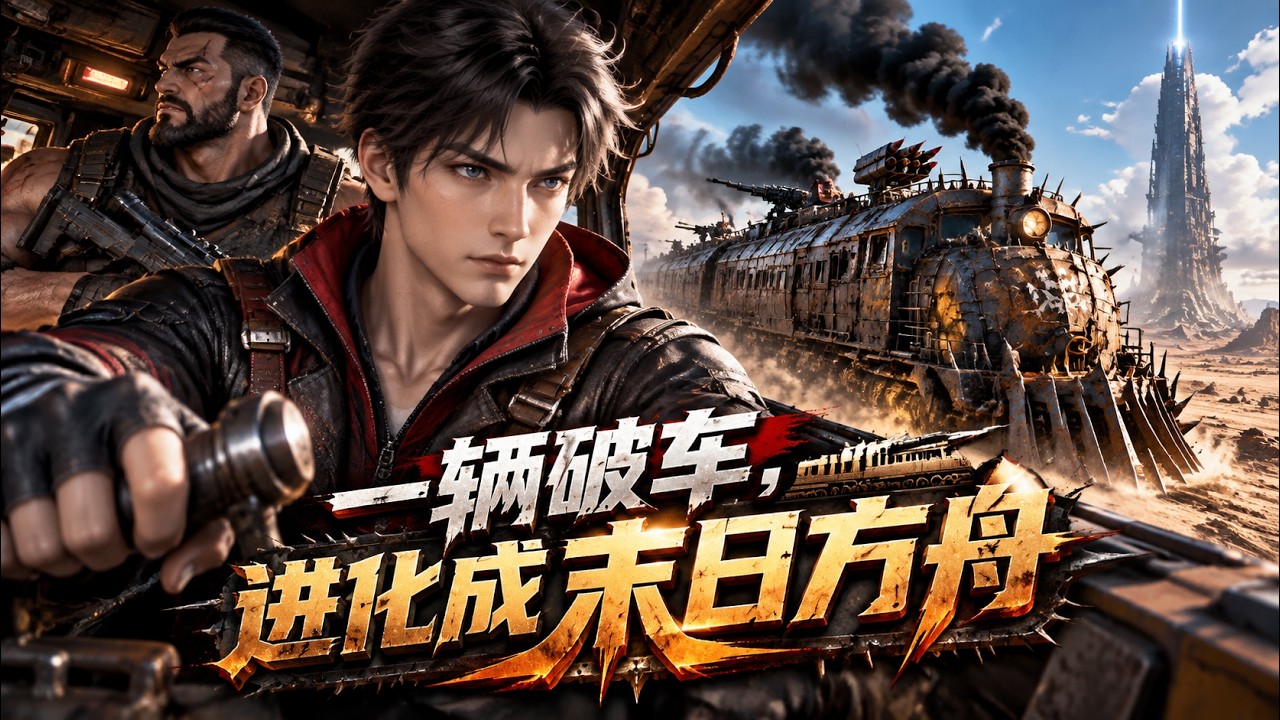 💥新番上线💥《一辆破车，进化成末日方舟》开局奴隶车厢等死，陈莽觉醒无限升级系统，改造破烂列车成末日方舟，带兄弟杀穿尸潮，称霸废土！#漫剧 #完结 #最新合集 #爽文 #末世 #穿越 #热血 #动漫