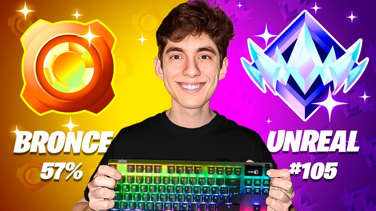 Try to Reach UNREAL in the SHORTEST TIME POSSIBLE with KEYBOARD (RANKED RECHARGE)