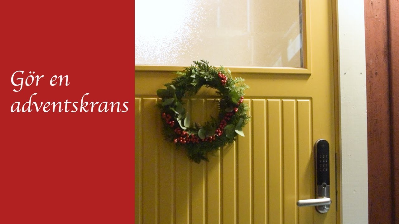 Gör en adventskrans