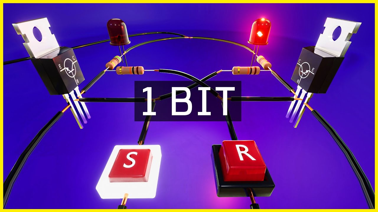 Как работает 1-битная память⚡SR-защелка