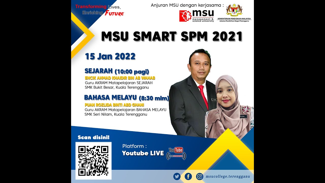 MSU SMART SPM 2021 | SEJARAH