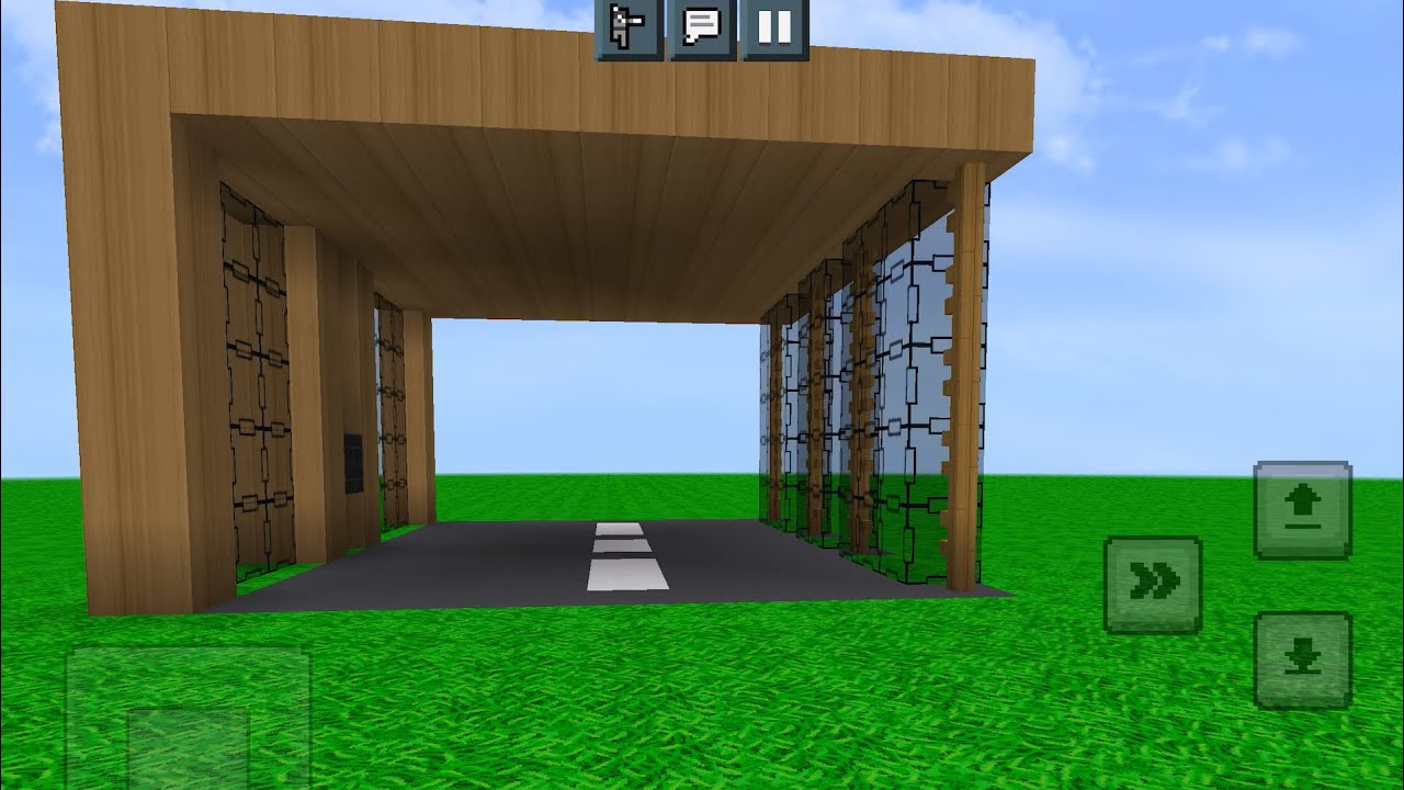 Nellis AFB valley view gate in Minecraft #bblv 