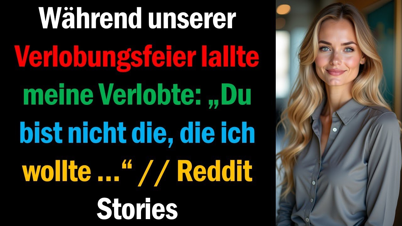 Während unserer Verlobungsfeier lallte meine Verlobte: „Du bist nicht die, die ich wollte …“ /